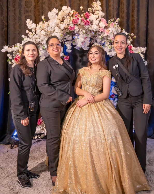 Debutante com a equipe